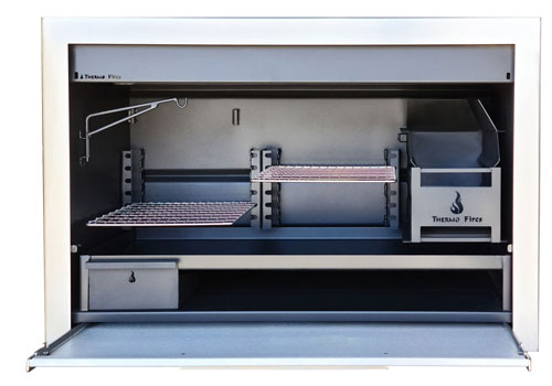 Professional 1200 mm braai - 
304 stainless facade